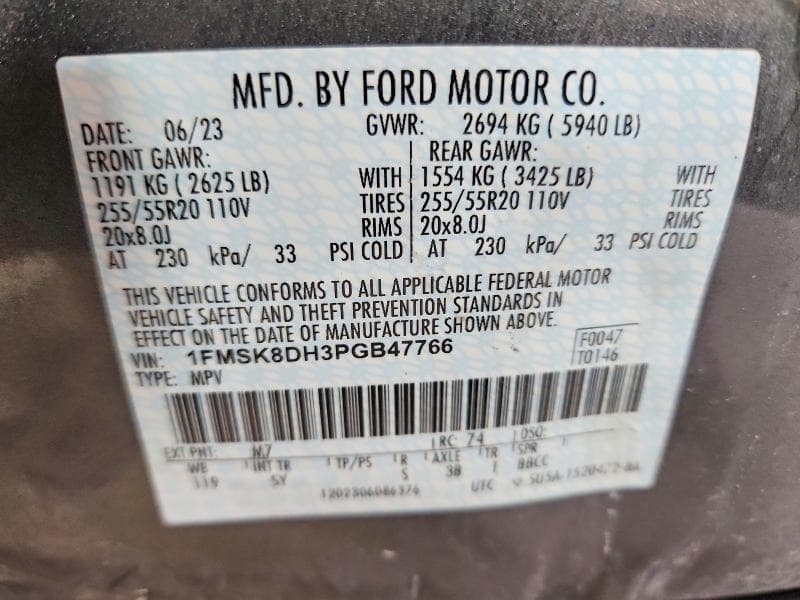 2023 FORD EXPLORER XLT 13
