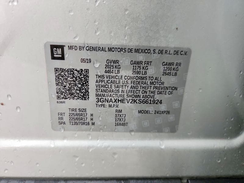 2019 CHEVROLET EQUINOX LS 13