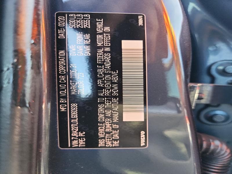 2020 VOLVO S60 T6 INSCRIPTION 13