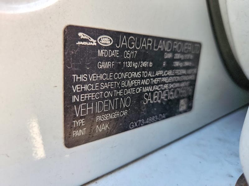 2018 JAGUAR XF PREMIUM 12