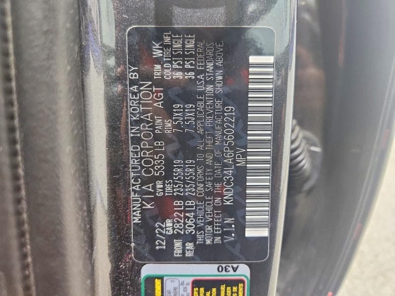 2023 KIA EV6 WIND 12