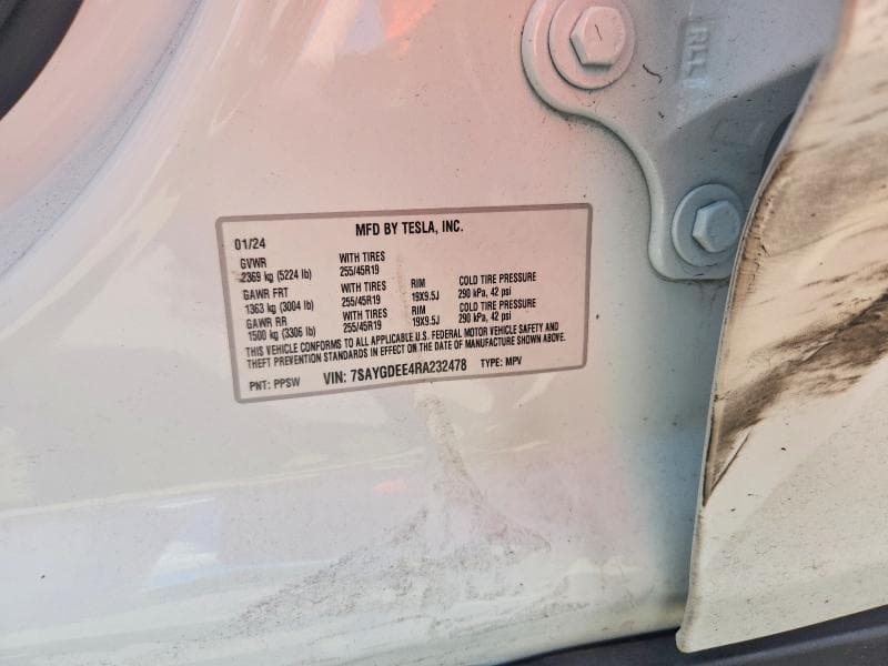 2024 TESLA MODEL Y 12