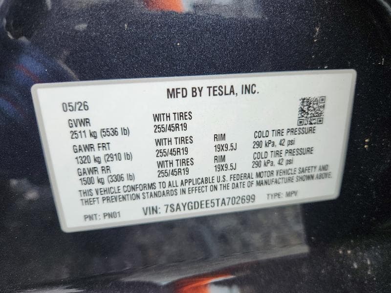 2026 TESLA MODEL Y 12
