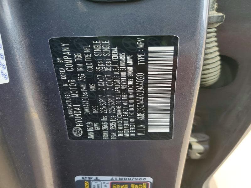 2019 HYUNDAI TUCSON VALUE 13