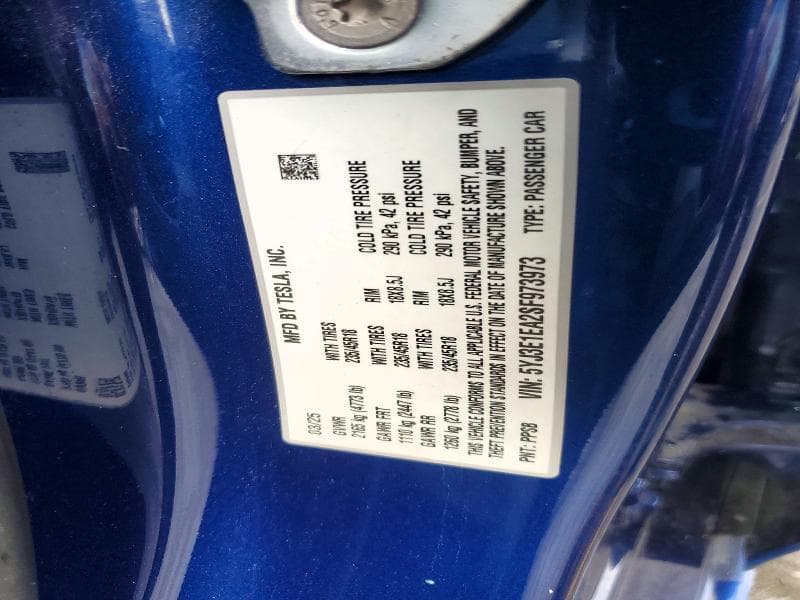 2025 TESLA MODEL 3 13