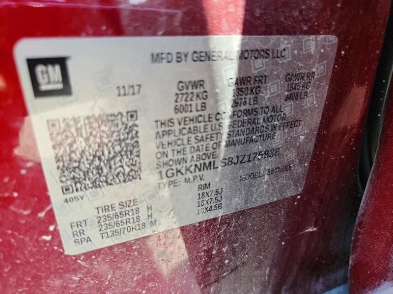 2018 GMC ACADIA SLT-1 13