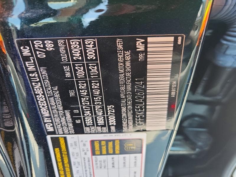 2020 MERCEDES-BENZ GLS 450 4MATIC 14