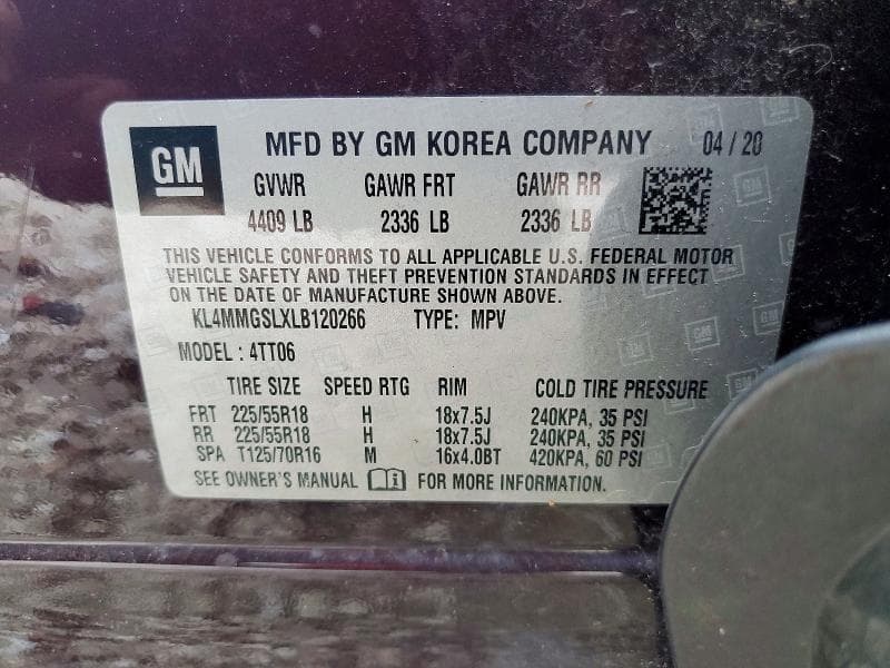 2020 BUICK ENCORE GX ESSENCE 13