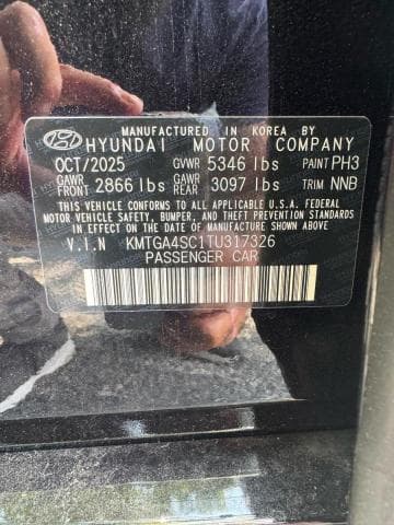 2026 GENESIS G80 BASE 10