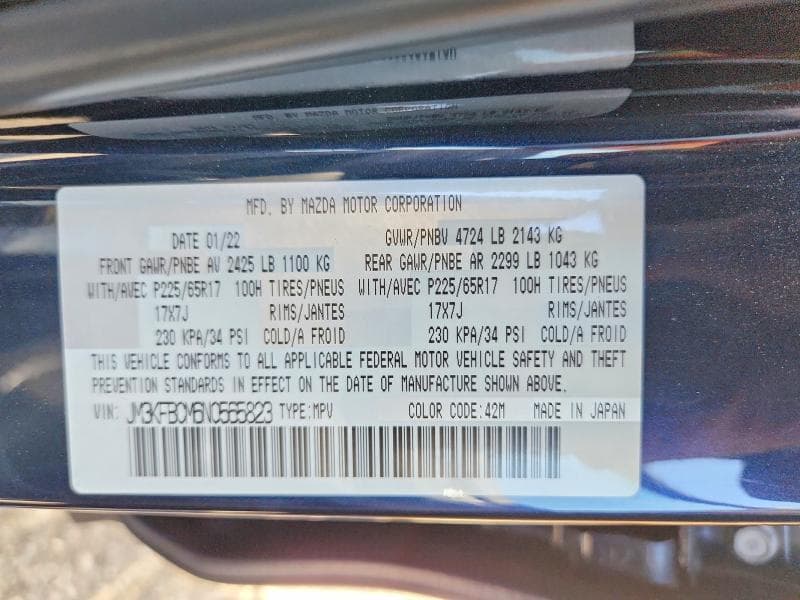 2022 MAZDA CX-5 PREFERRED 13