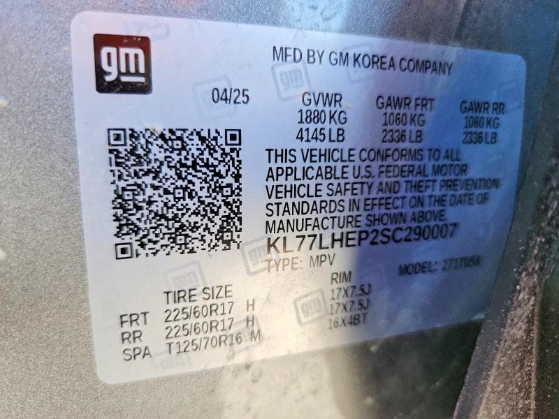 2025 CHEVROLET TRAX 13