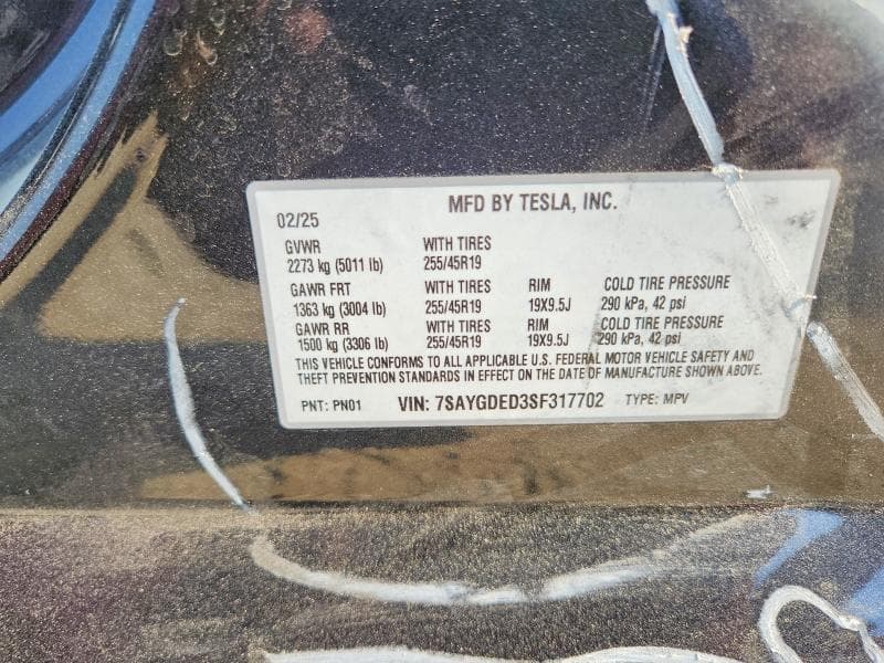 2025 TESLA MODEL Y 13