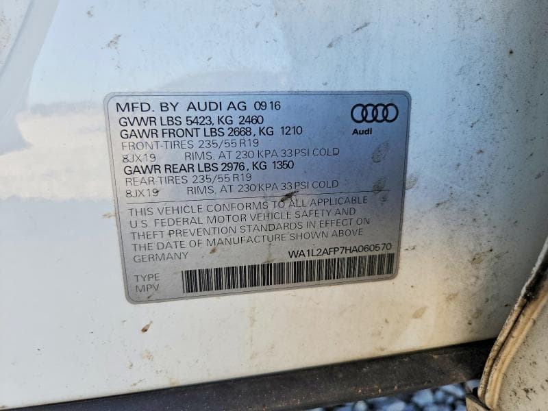 2017 AUDI Q5 PREMIUM PLUS 13