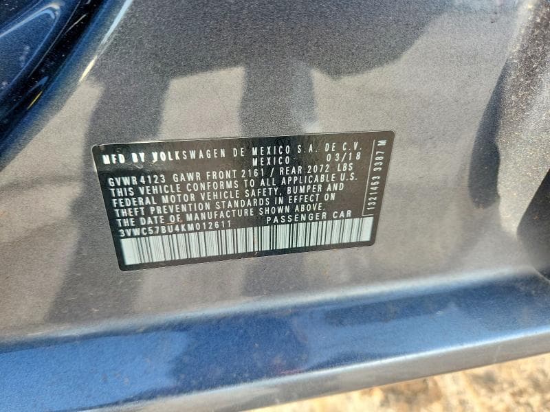 2019 VOLKSWAGEN JETTA S 13