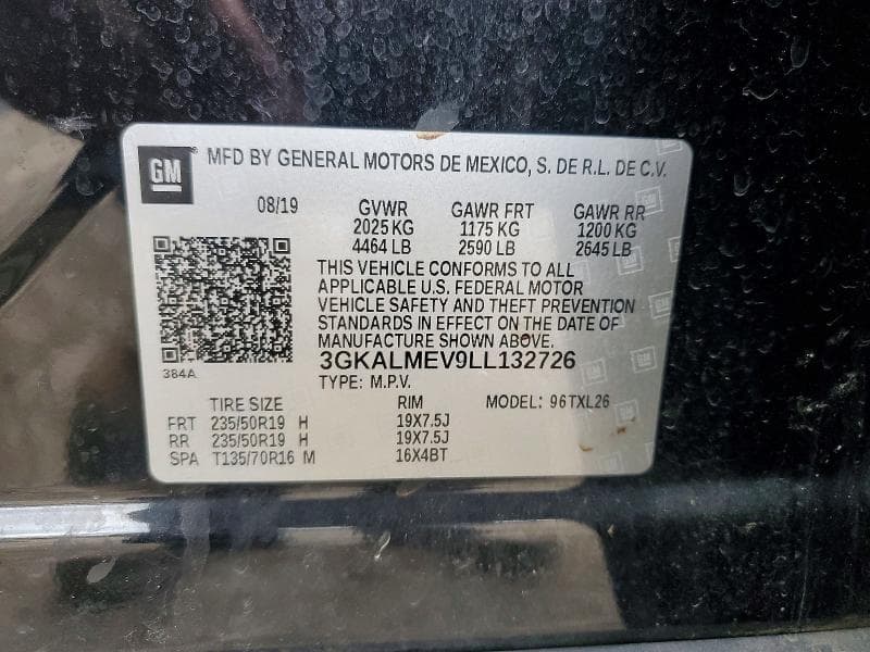 2020 GMC TERRAIN SLE 13