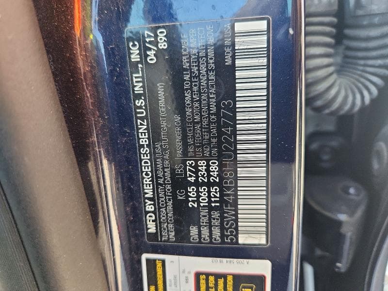 2017 MERCEDES-BENZ C 300 4MATIC 12