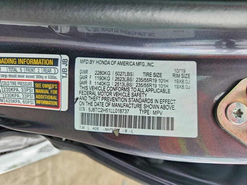 2020 ACURA RDX TECHNOLOGY 12