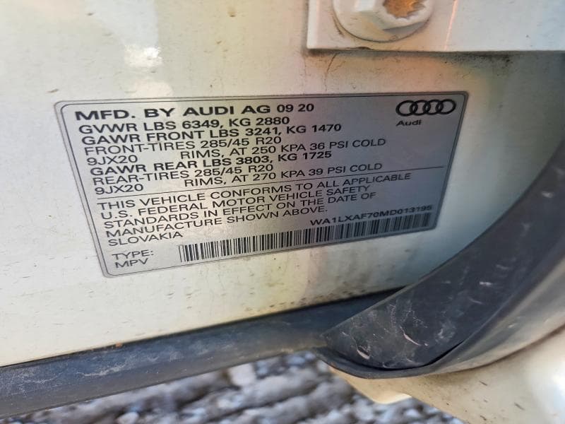 2021 AUDI Q7 PREMIUM PLUS 13
