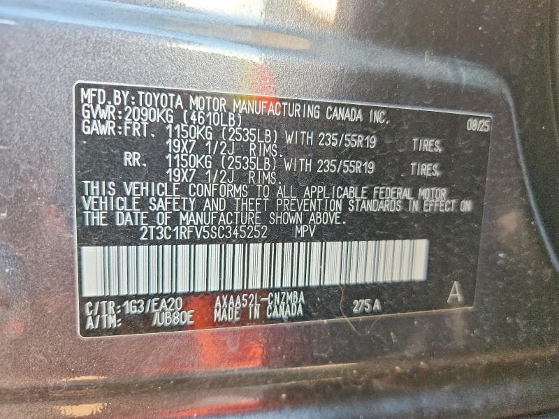 2025 TOYOTA RAV4 XLE PREMIUM 13