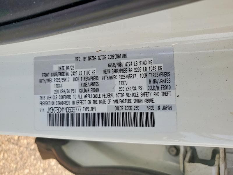 2022 MAZDA CX-5 PREFERRED 13