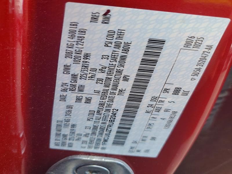 2024 FORD ESCAPE PLATINUM 12