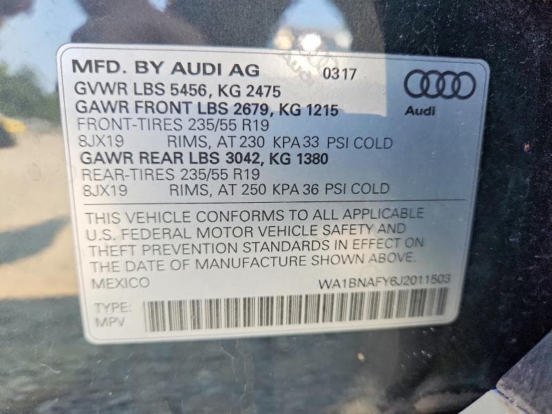 2018 AUDI Q5 PREMIUM PLUS 13