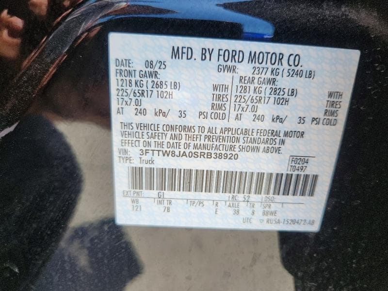 2025 FORD MAVERICK XLT 12