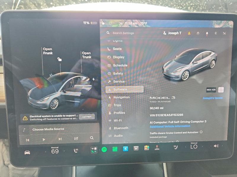 2018 TESLA MODEL 3 9