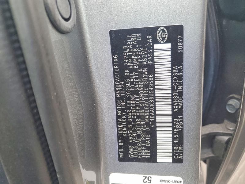 2025 TOYOTA CAMRY SE 12