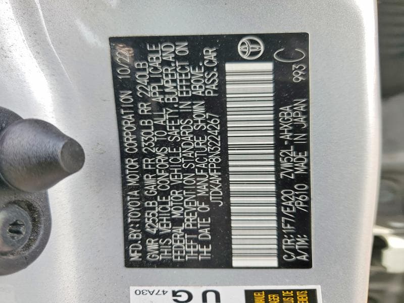2022 TOYOTA PRIUS PRIME XLE 12