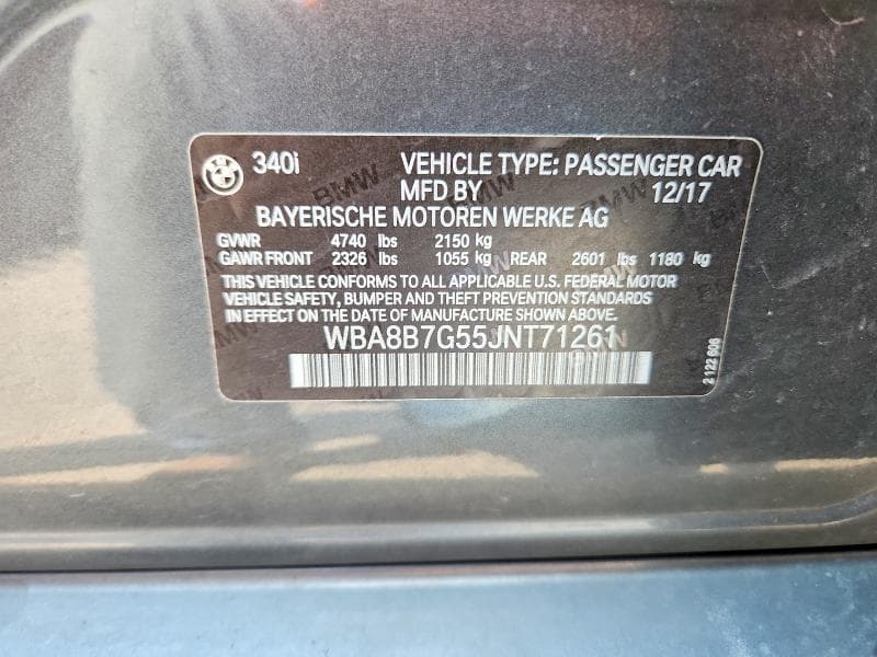 2018 BMW 340 XI 12