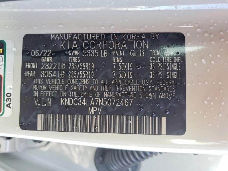 2022 KIA EV6 WIND 12