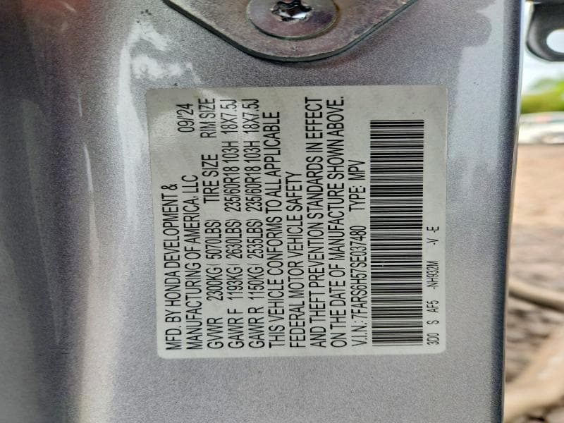 2025 HONDA CR -V 12