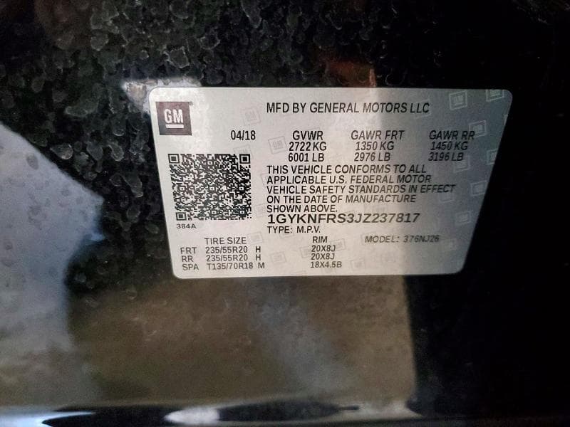 2018 CADILLAC XT5 PREMIUM LUXURY 13
