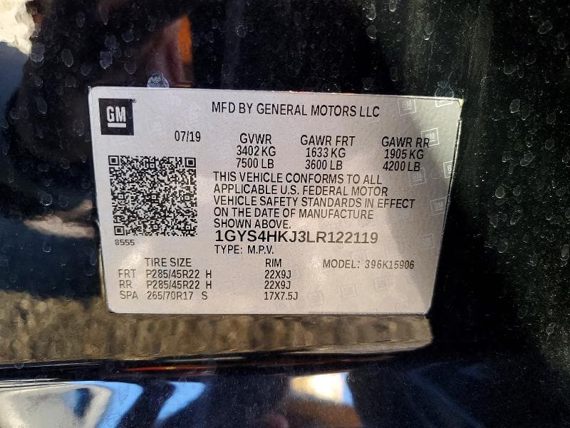 2020 CADILLAC ESCALADE ESV LUXURY 13