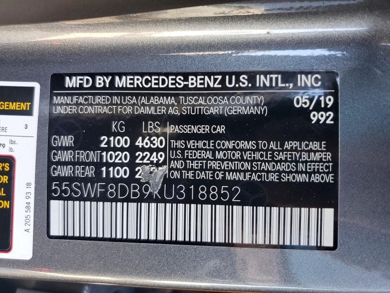 2019 MERCEDES-BENZ C 300 13