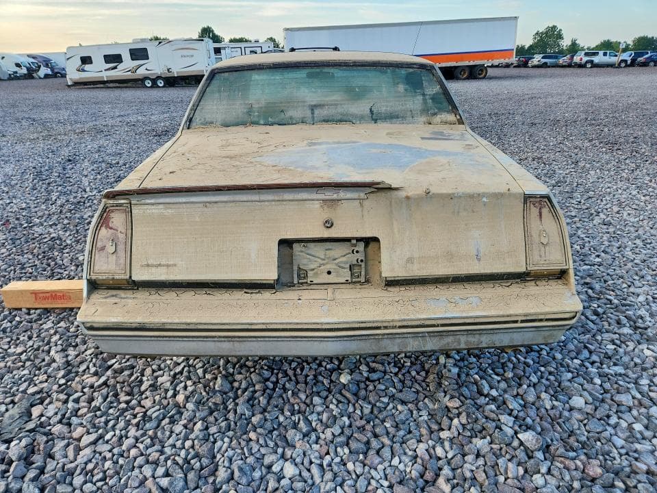 1986 CHEVROLET MONTE CARLO 6