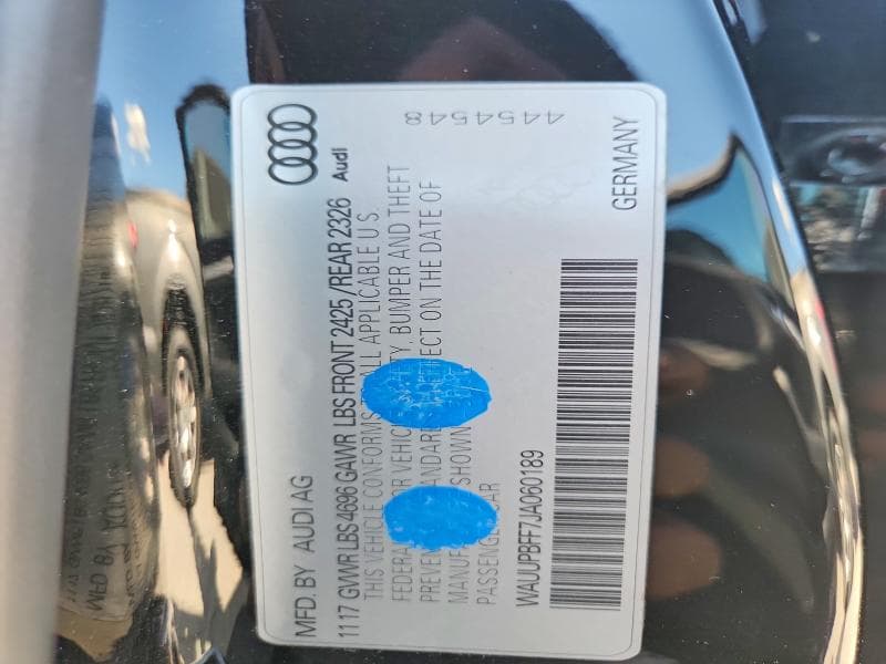 2018 AUDI A3 E-TRON PREMIUM 12