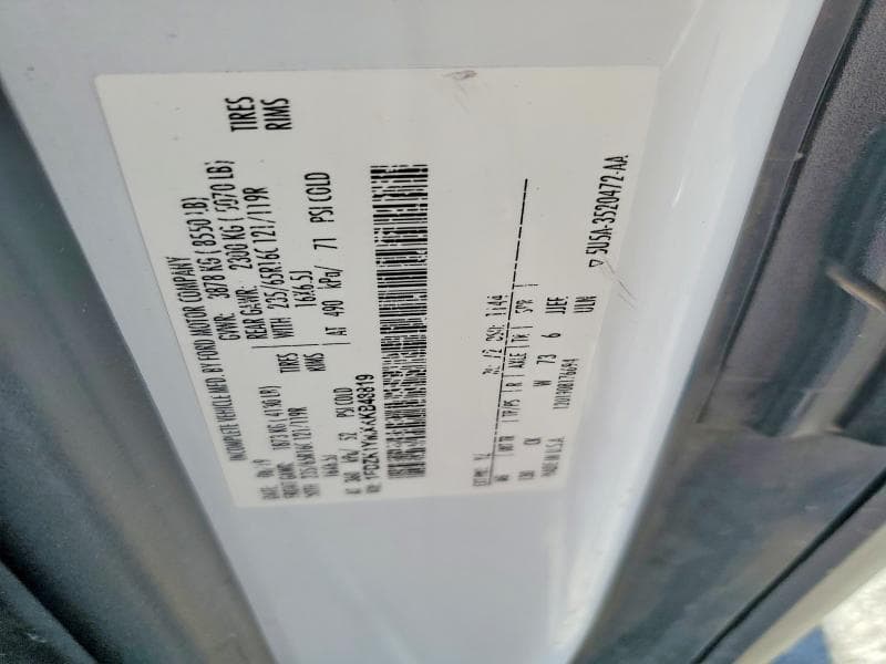 2019 FORD TRANSIT T-150 13