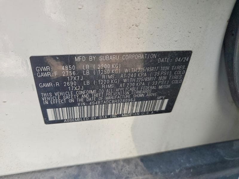 2024 SUBARU OUTBACK PREMIUM 13