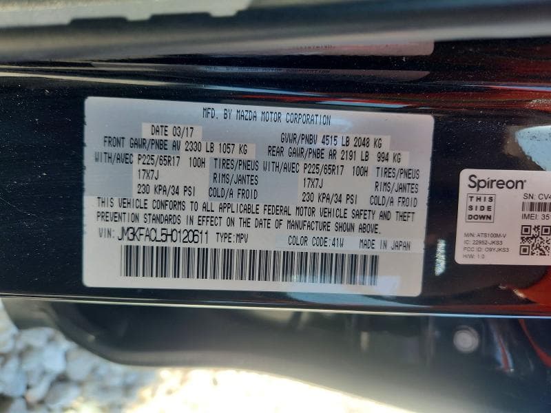 2017 MAZDA CX-5 TOURING 12