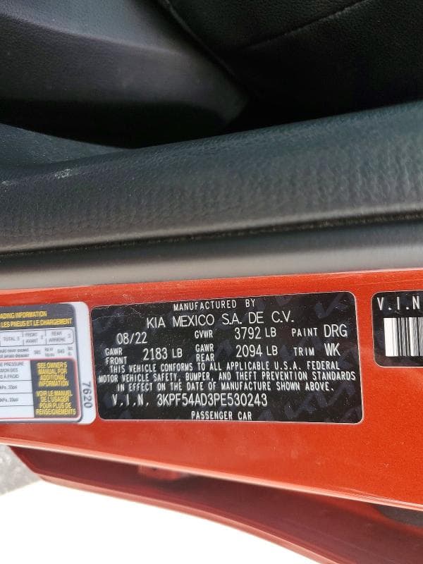 2023 KIA FORTE GT LINE 13