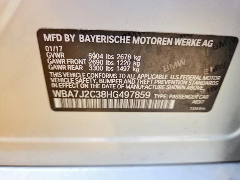 2017 BMW 740 XE 12