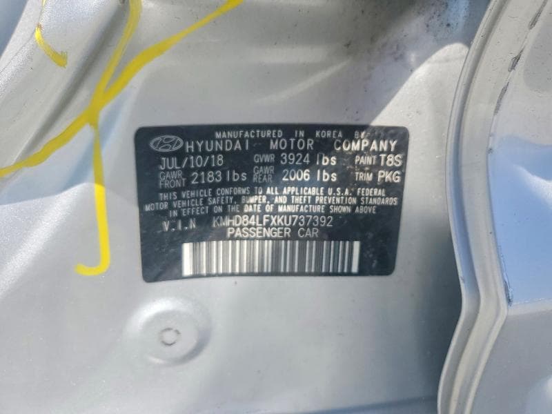 2019 HYUNDAI ELANTRA SEL 12