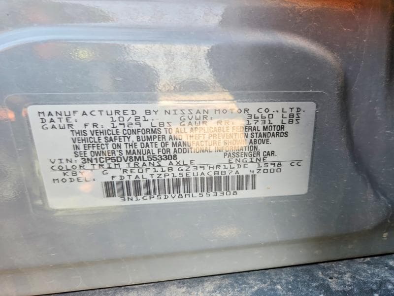 2021 NISSAN KICKS SR 13