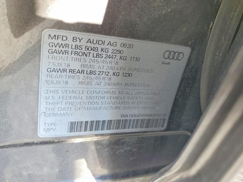 2021 AUDI A4 ALLROAD PREMIUM PLUS 12