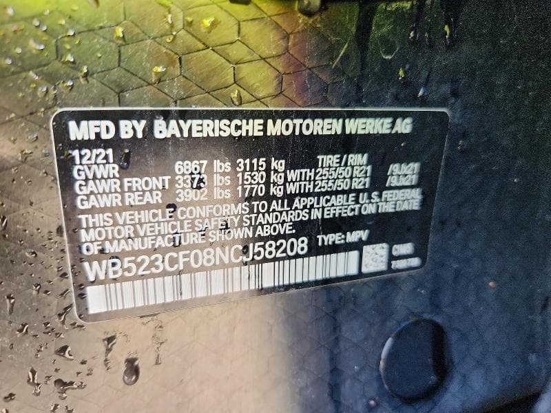 2022 BMW IX XDRIVE50 13