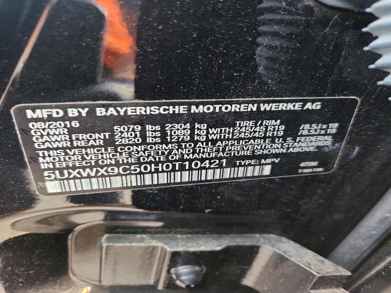 2017 BMW X3 XDRIVE28I 13