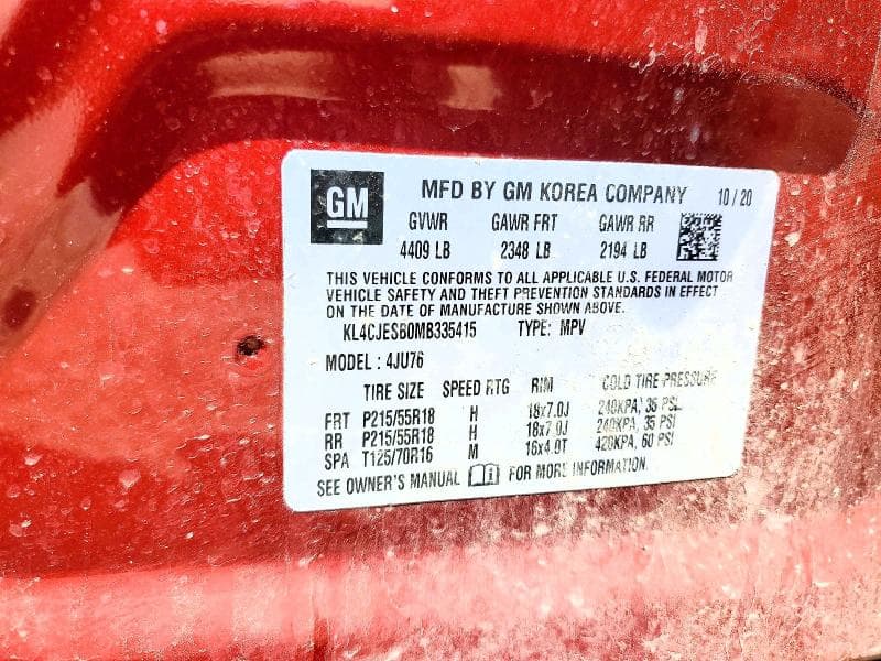 2021 BUICK ENCORE PREFERRED 13