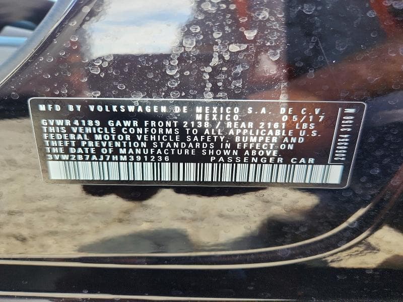 2017 VOLKSWAGEN JETTA S 12